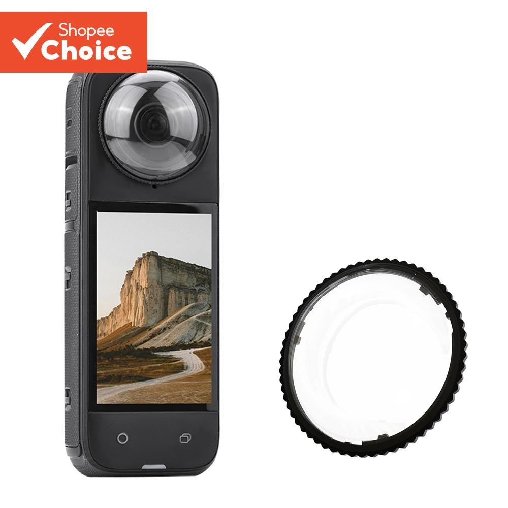 Flymile Lente Guardas Tampa Para Insta360 X4 Capa Anti-Risco Protetor Rotativo Espelho