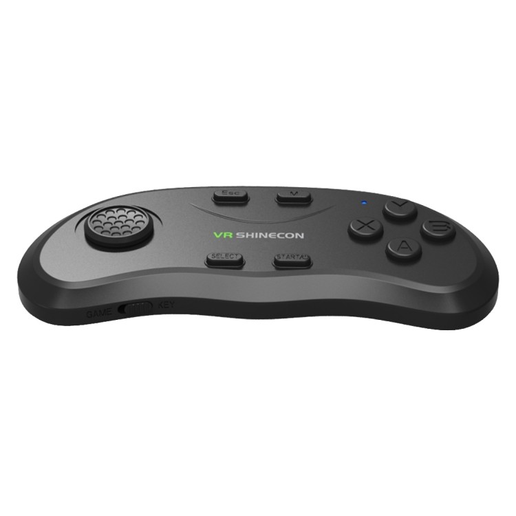 VR Shinecon 3D Movie Games Óculos De Realidade Virtual Bluetooth Controle Remoto Gamepad (Preto)