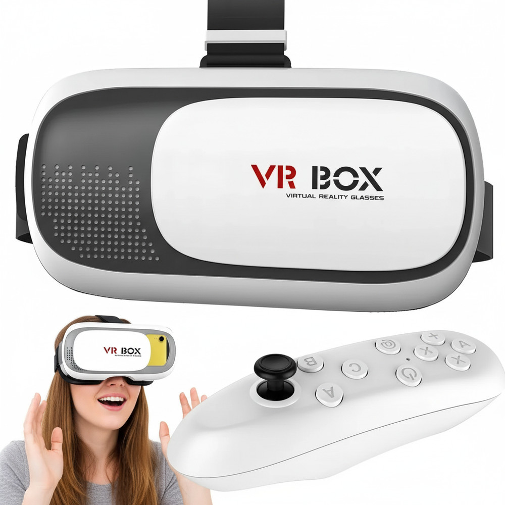Oculos 3D Realidade Virtual Vr Box + Controle Bluetooth