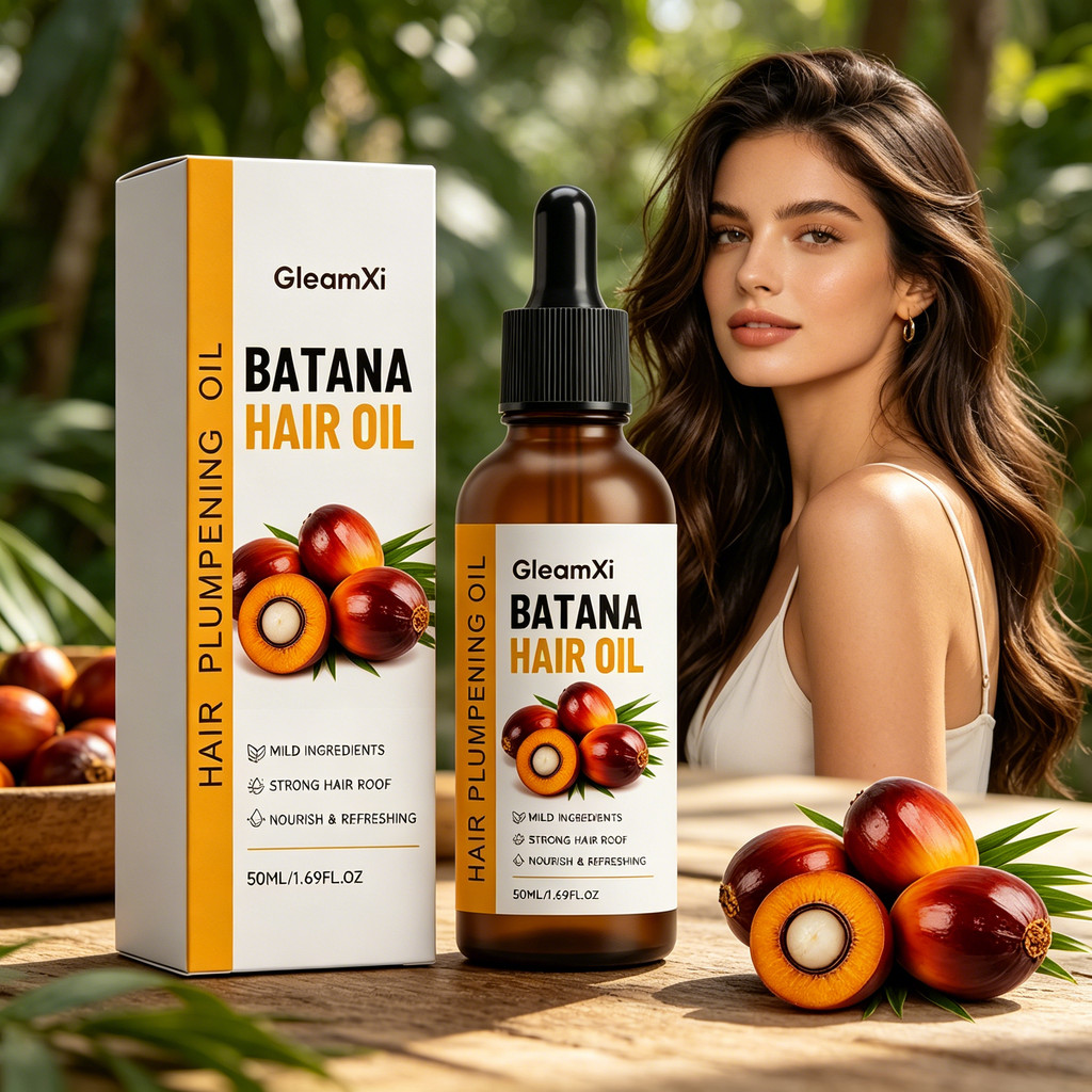 50ml Batana Cabelo Plumping Óleo Planta Essência Nutrir Atualizar Raízes Fortes Suave Brilhante Cuidados Com O Couro Cab