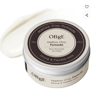 [OBge] Pomada De Argila Suave 100g 1 Unidade-Cera Fosca De Fixação Forte Para Modelagem Masculina