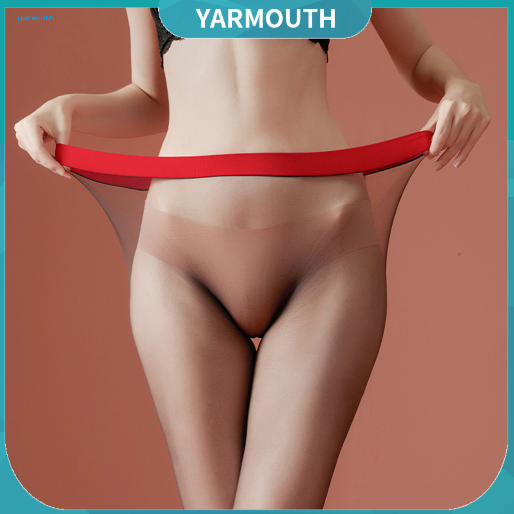 Elastic Waistband Tights Women’s Ultra-thin Pantyhose Transparent Velvet Stockings Solid Color for Wear Parties – Se