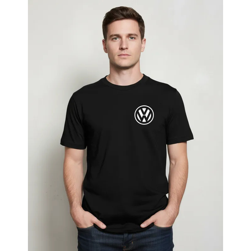 Camiseta Camisa Logo Volkswagen Pequeno Vw Carros Clássico Antigos