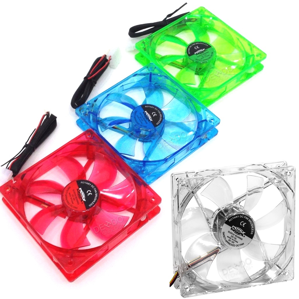 Cooler Fan 12cm 12v Com Led Gabinete Ventoinha Cores Azul Verde Vermelho Branco