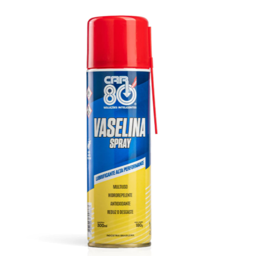 Vaselina Spray Car80 Lubrificante Antioxidante Multiuso Alta Performance 300 ml