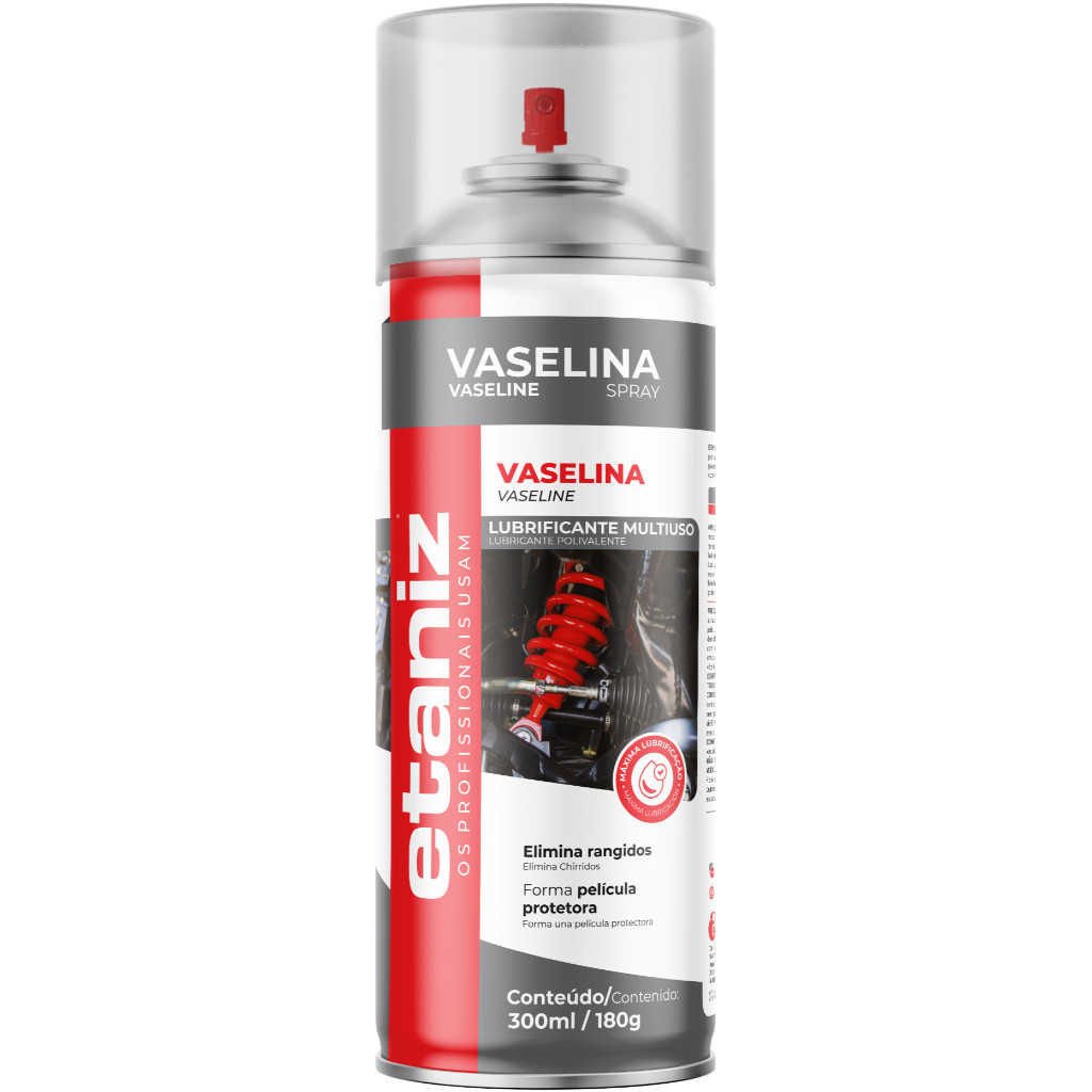 Vaselina Liquida Spray Lubrificante Uso Geral Etaniz 300ml Qualidade Excelente