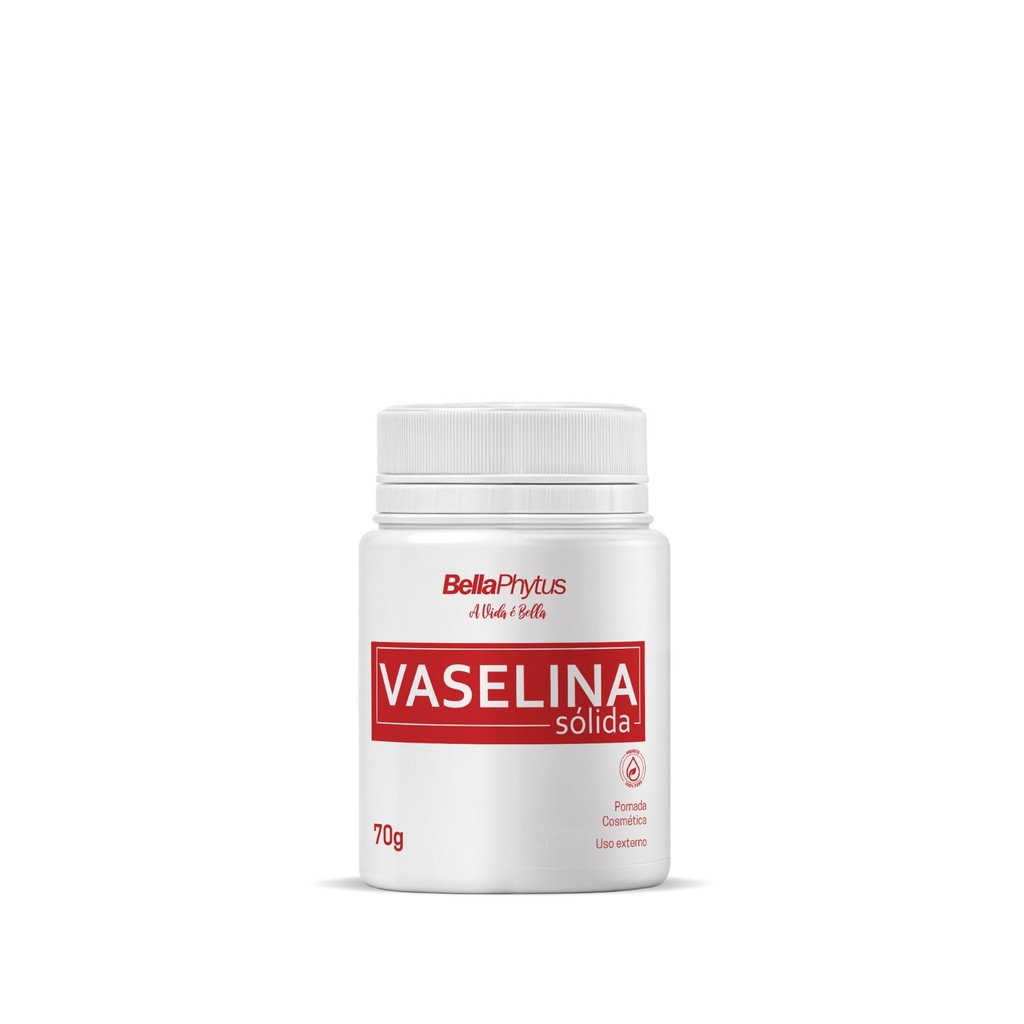 Vaselina Sólida 100% Pura 70g  - BellaPhytus