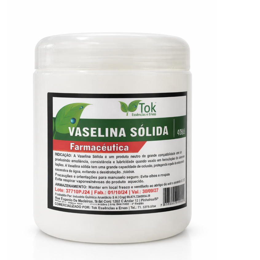 VASELINA SÓLIDA FARMACÊUTICA 400GR