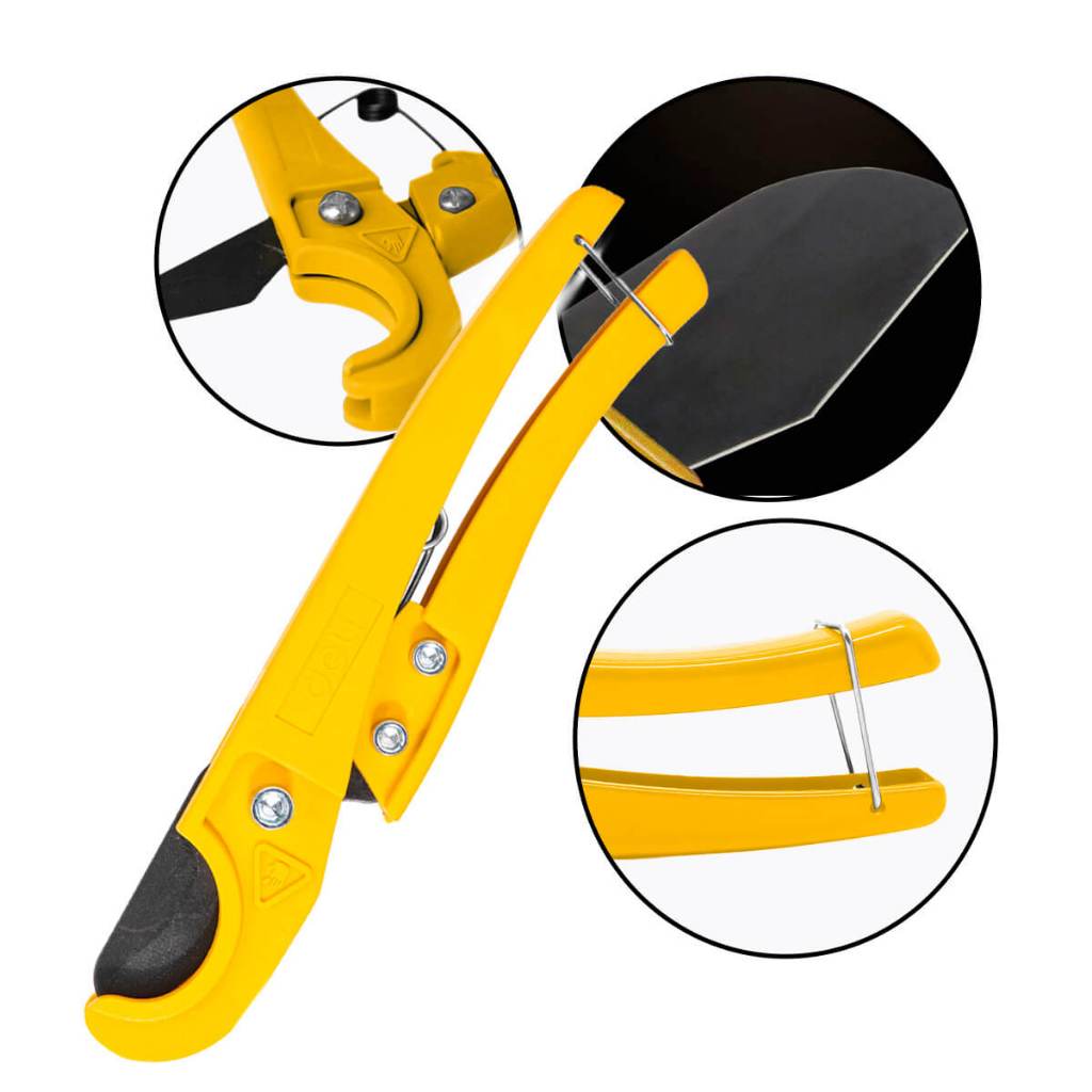 Alicate Cortador de Tubo PVC e Mangueira 32mm Profissional 8