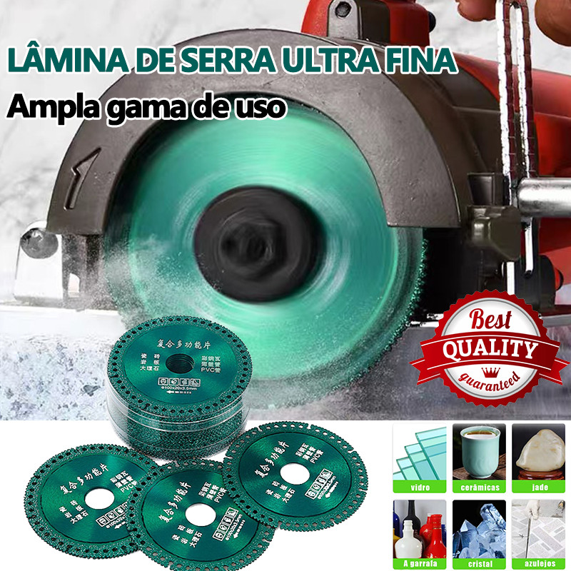 Disco De Corte 6 Em1 Diamantado Lâmina Serra Multifuncional 100mm Ultra Fino Azulejo Cerâmico PVC