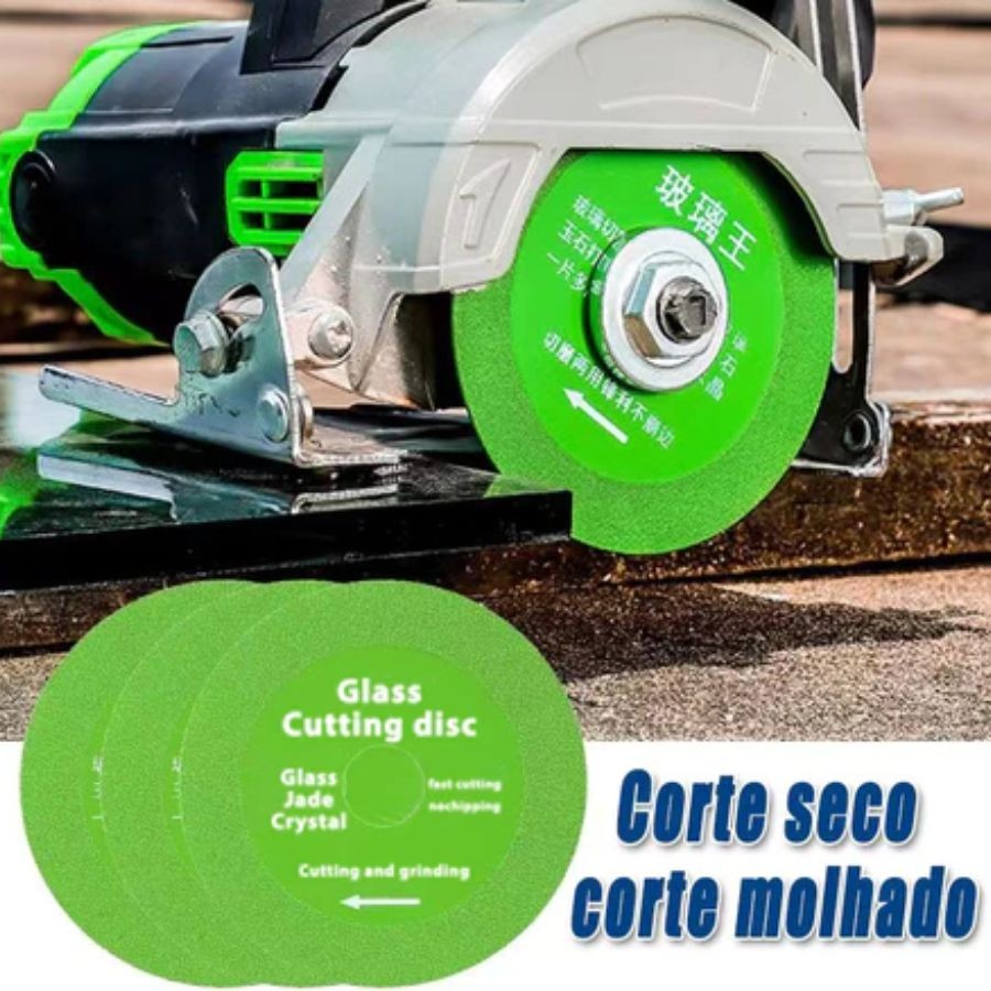 6 Em 1 Disco Corte Diamante Lâmina Serra Multifuncional 100mm Ultra Fino Para Azulejo Cerâmico PVC