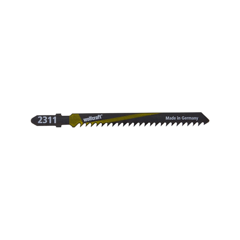 Kit 2 Lâminas Wolfcraft 231100 pra Serra Tico-Tico Corte Fino e Sem Esforço