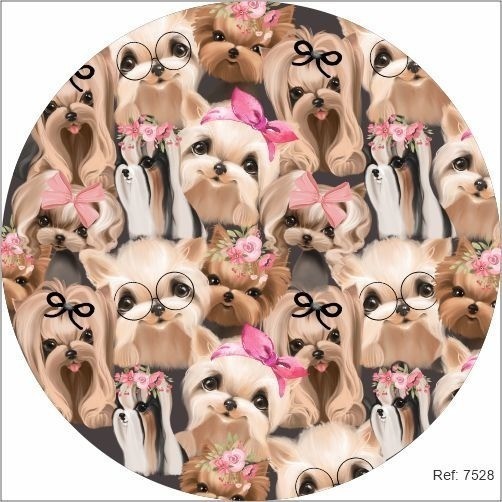 Painel Cachorrinhos Cute 1,50x1,50 C Elástico