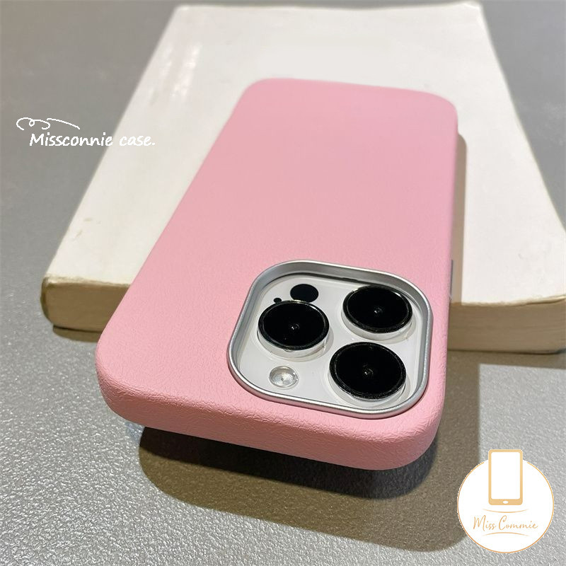 Capa Capinha Para iPhone 17 Air 16 15 14 Plus 13 12 11 Pro Max Textura De Couro Com Sensação De Pele