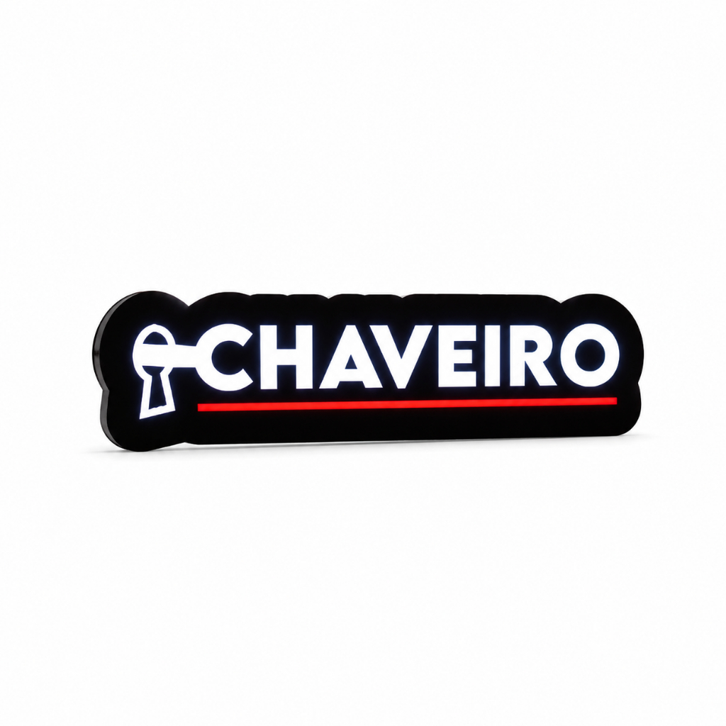 Letreiro Luminoso Chaveiro - Decoração