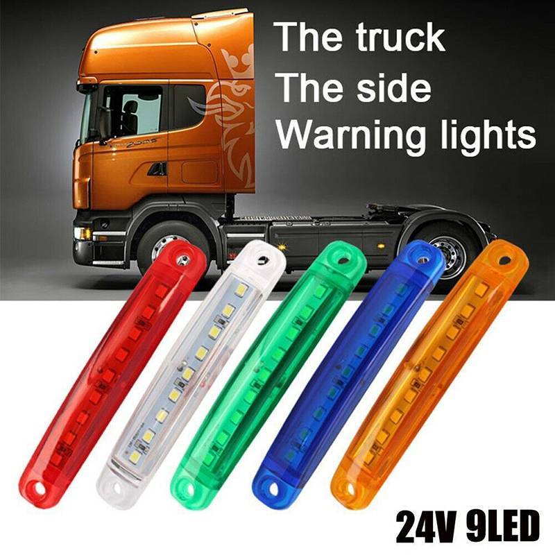 ADS 1PCS 12V-24V Led Indicador De Marcador Lateral Luzes Do Carro Dianteiras Traseiras Para Trus Cab RV Trailer BR