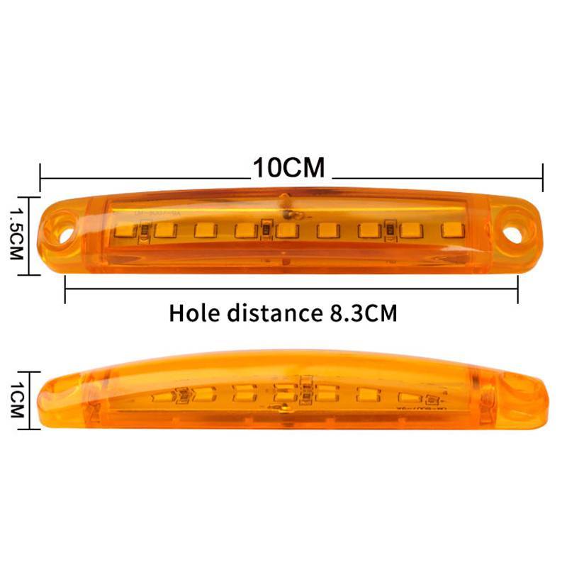 Capacidade 1 Peça 12V-24V Led Indicador De Marcador Lateral Luzes Do Carro Dianteiro Traseiro Para Trus Cab RV Reboque A