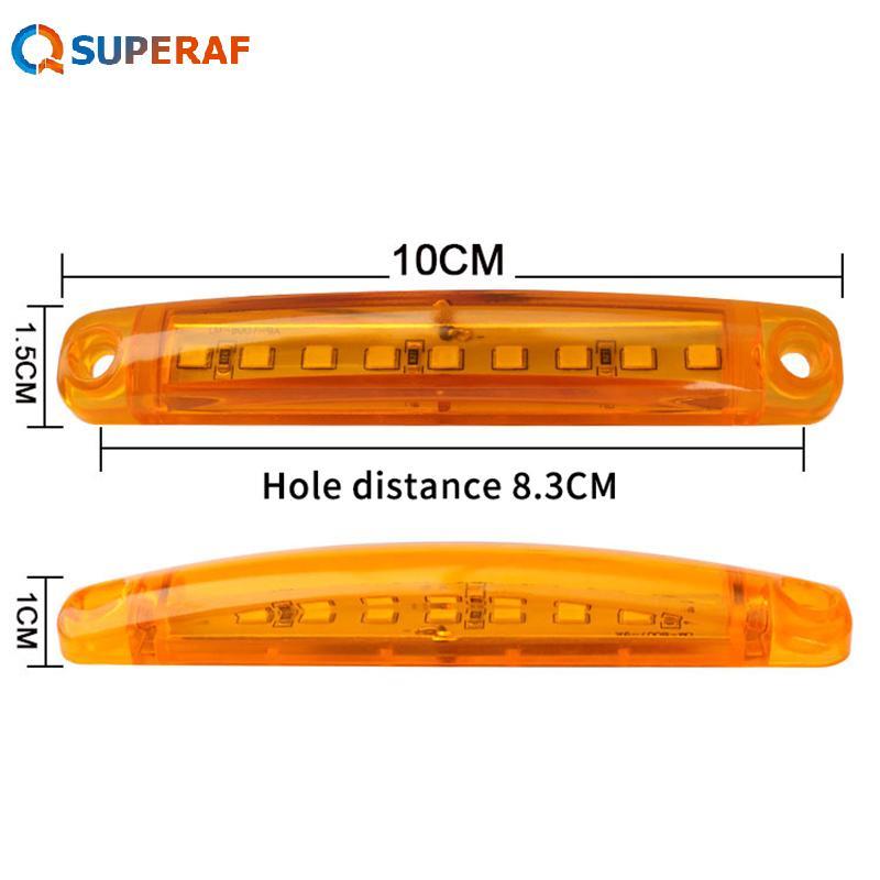 SUPERAF 1 Pcs 12 V-24 Led Indicador De Marcador Lateral Luzes Do Carro Frente Traseira Para Trus Cab RV Trailer Quente