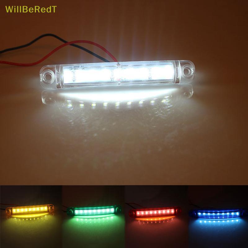[WillBeRedT] 1 Pcs 12V-24V Led Indicador De Marcador Lateral Luzes Do Carro Dianteiras Traseiras Para Trailer Trus Cab R