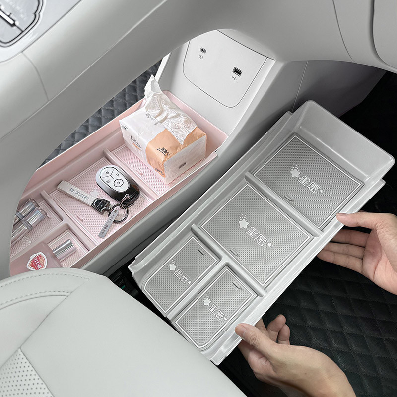 Para Geely EX2/EX2 Pro/Geome, Caixa de Apoio de Braço, Organizador de Console Central, Bandeja de Armazenamento Ace L67O