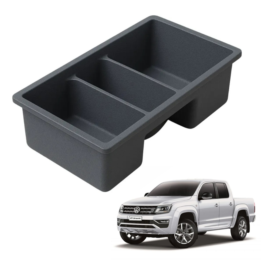 Organizador de Apoio de Braço Compatível com Amarok Bandeja Interna Porta Objetos Console Central Acessório Carro