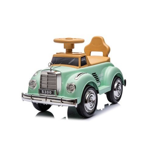 Carrinho Elétrico Infantil Retrô Verde Auto Bateria Recarregável Rodas Silenciosas Controle Remoto Diversão Garantida