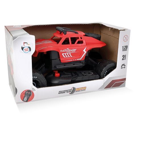 Carrinho de Controle Remoto Super Auto Jumper 2 Canais