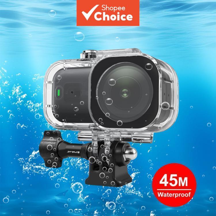 Nova chegada PULUZ 45m de profundidade à prova d'água caixa de câmera principal para DJI Osmo Nano, capa de mergulho e