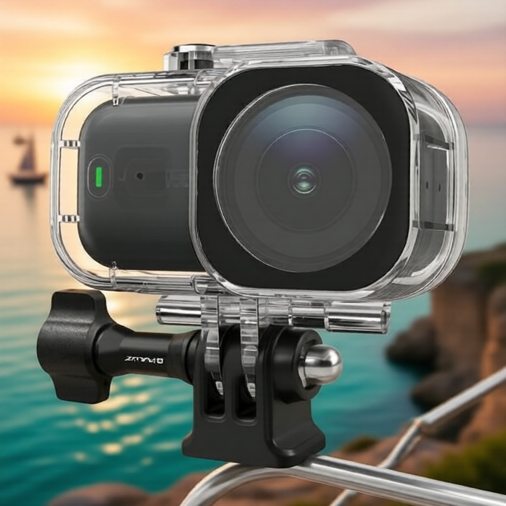 PULUZ 45m Caixa à prova d'água para DJI Osmo Nano, Estojo de mergulho subaquático (Transparente)