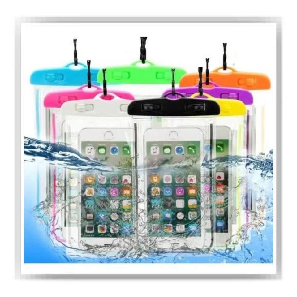 kit2/3Capa de celular à prova d'água, resistente à água e à chuva, ideal para mergulho, dias chuvosos e praia.
