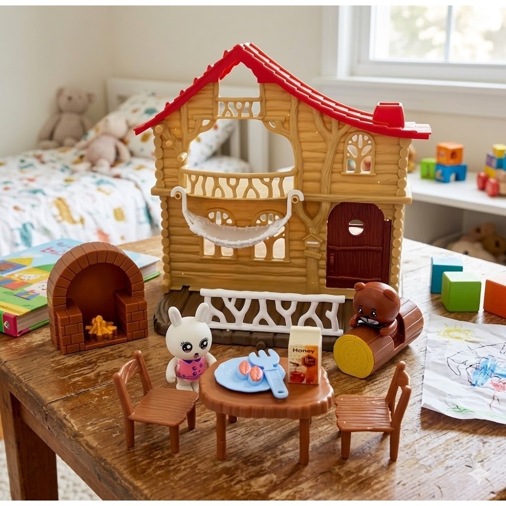 Kit Animais de Plástico 22 Peças Brinquedo Educativo Infantil