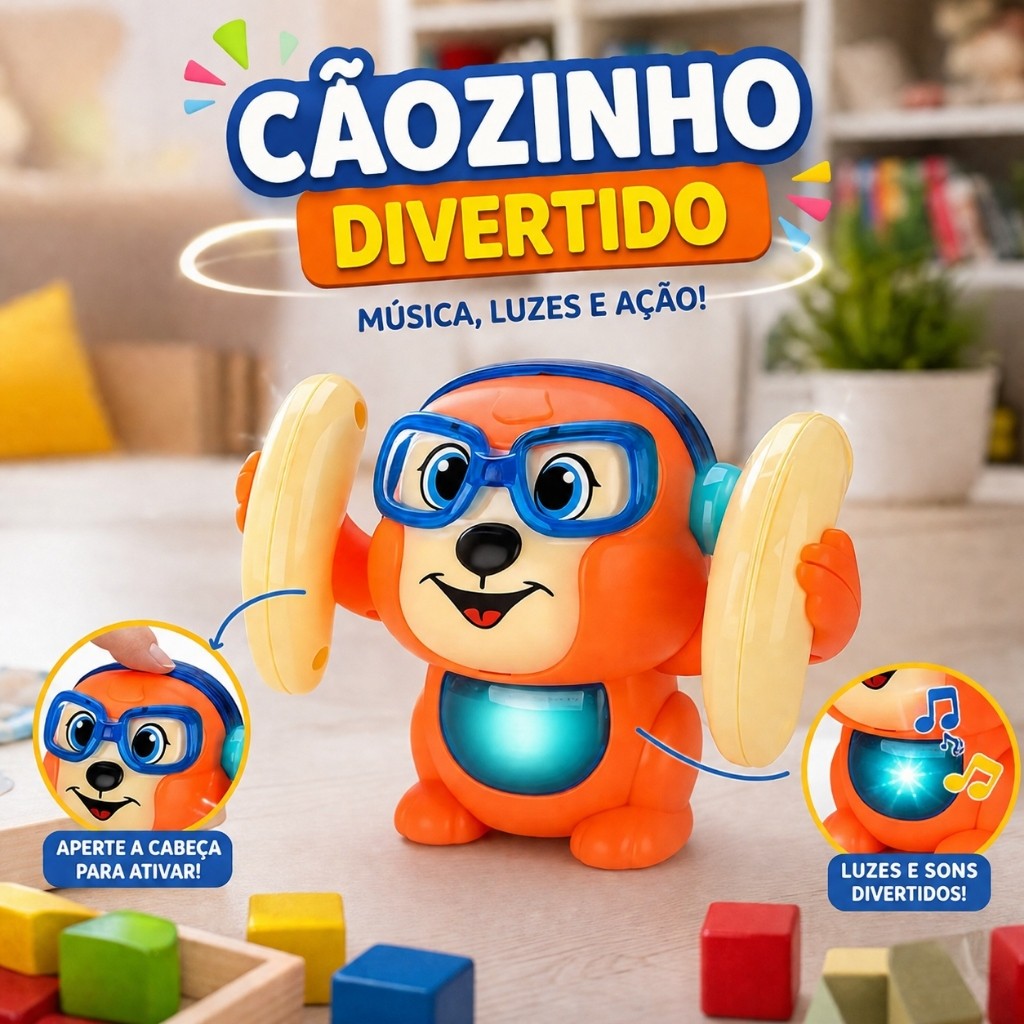 Brinquedo Animal Interativo Movimento Som Realista Educativo Infantil