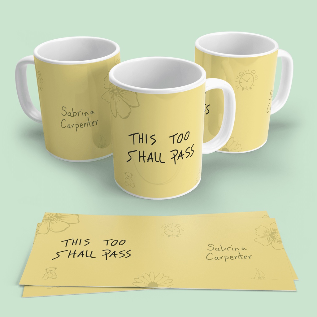 Caneca Sabrina Capenter - This too shall pass