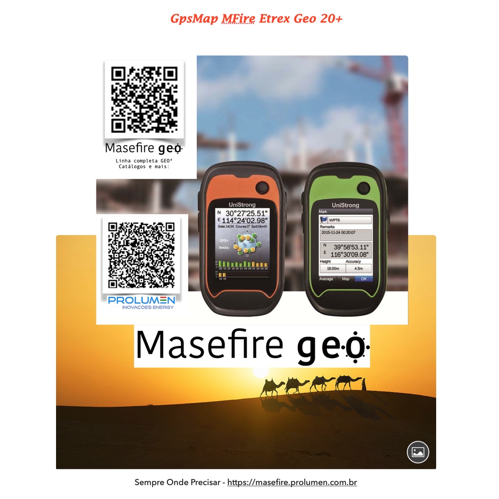 Gps Map MFire Etrex Geo 20+ g120 - 1749