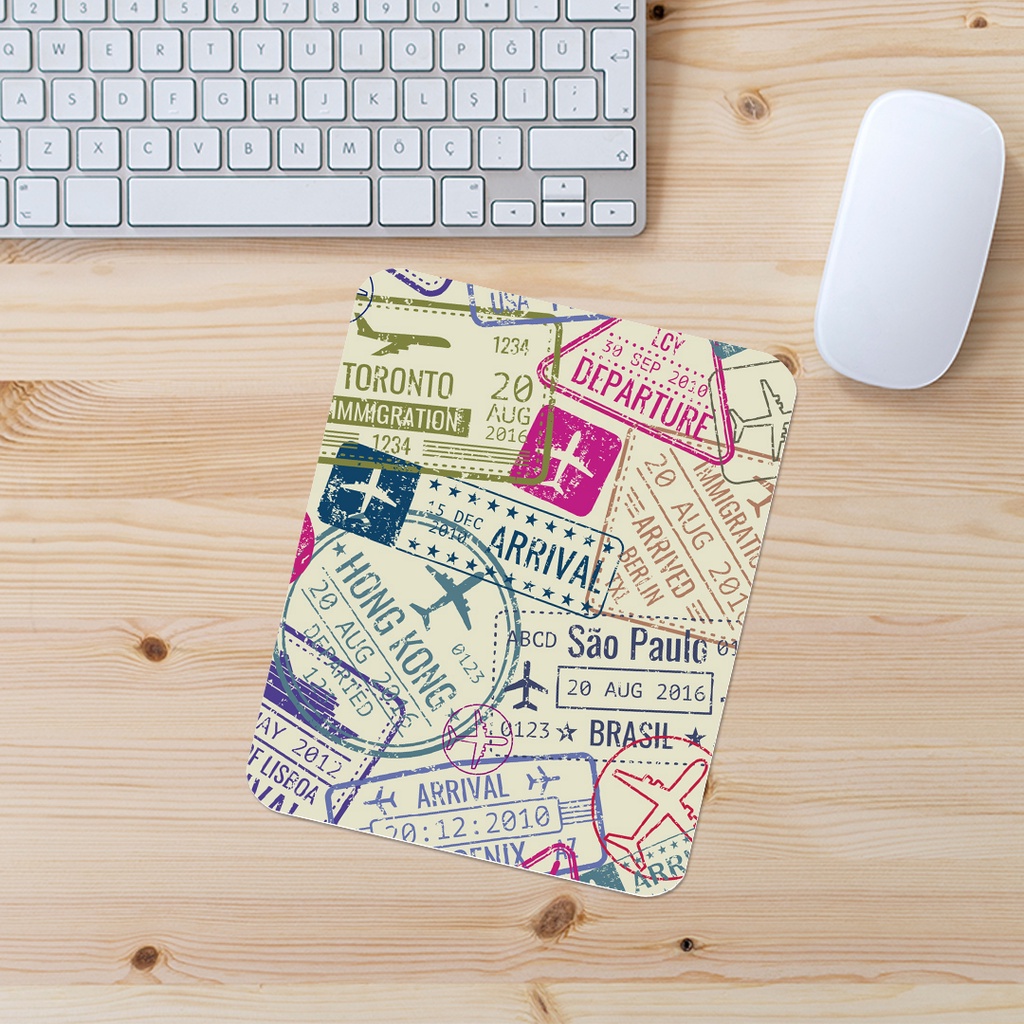 Mouse Pad Retangular Antiderrapante Maps Gps Dcorô
