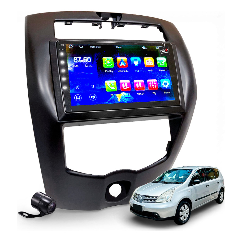 Multimídia Mp10 Livina Sl 2010-14 Waze Maps Gps Via Carplay