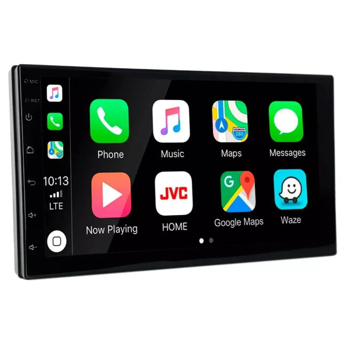 Central Multimidia Sistema Android e Car Play Sem Fio GPS Waze Google Maps Youtube 7 Polegadas 2 Din