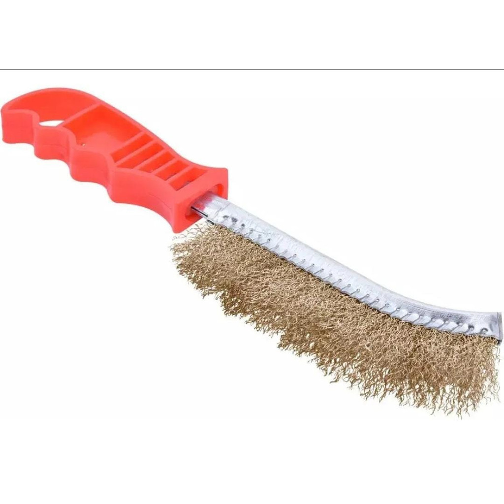 Escova de Aço Lixadeira Manual Limpeza Pesada Remove Ferrugem Oxidação Sujeira Metal Ferramentas