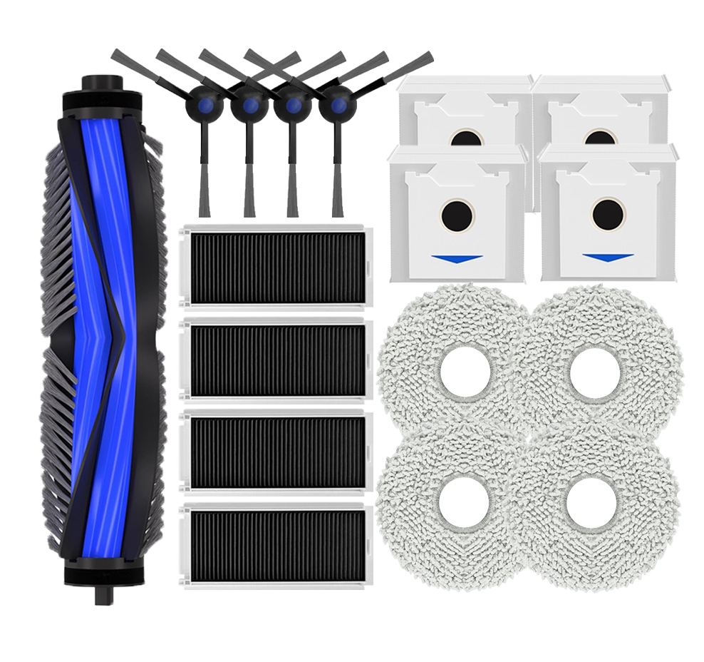Para Ecovacs Deebot N30 Omni / N30 Pro Omni Acessórios para Aspirador de Pó Robô Escova Principal Escova Lateral Filtro