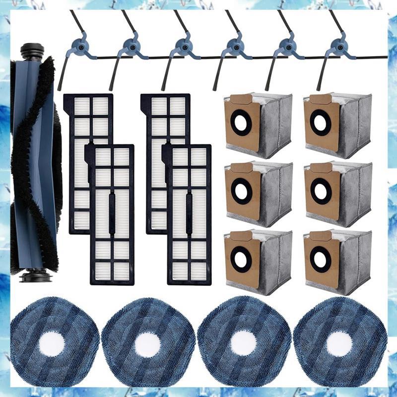 [Bcpx] Para X10 Pro Omni Robot Aspirador De Pó Escova Lateral Principal Filtros Hepa Mop Pano Saco Peças De Reposição Ac