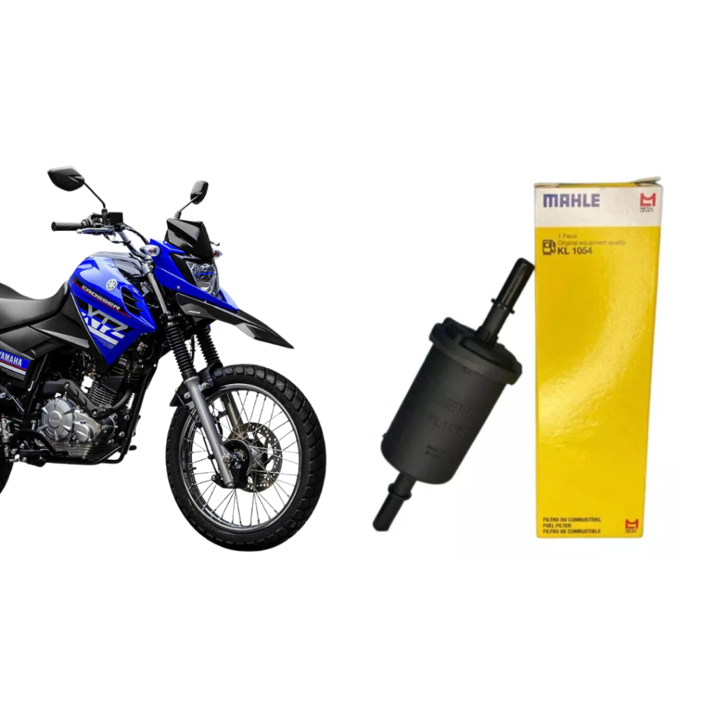 Filtro de Combustivel Yamaha Crosser 150 2014 até 2023 Original Mahle Metal Leve