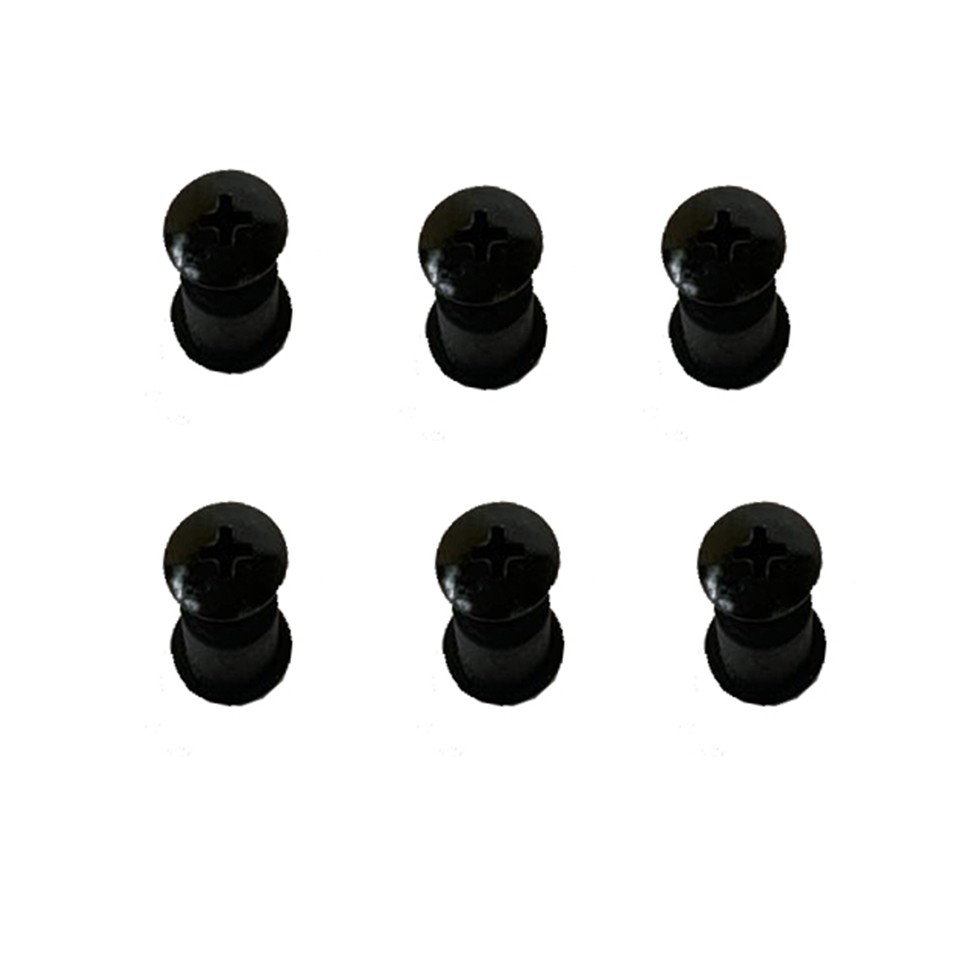 Parafusos Metal Com Bucha Bolha Yamaha Xj6f Philips Preto Kit 6