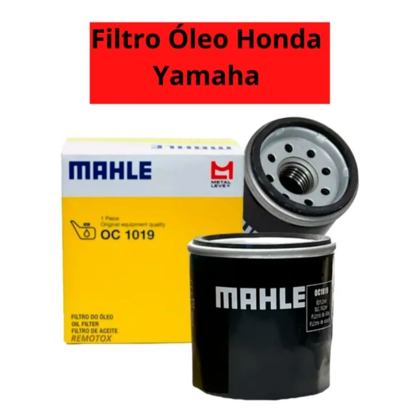 Filtro Óleo Metal Leve Moto Honda Cb 500 Hornet 600 CBR 900 Yamaha R1 Kawasaki OC 1019