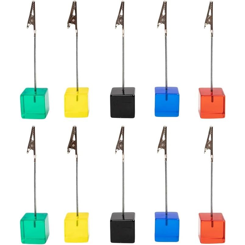 10pcs Número Da Mesa Nome Do Portador Cartão Colocar Porta-Cartões