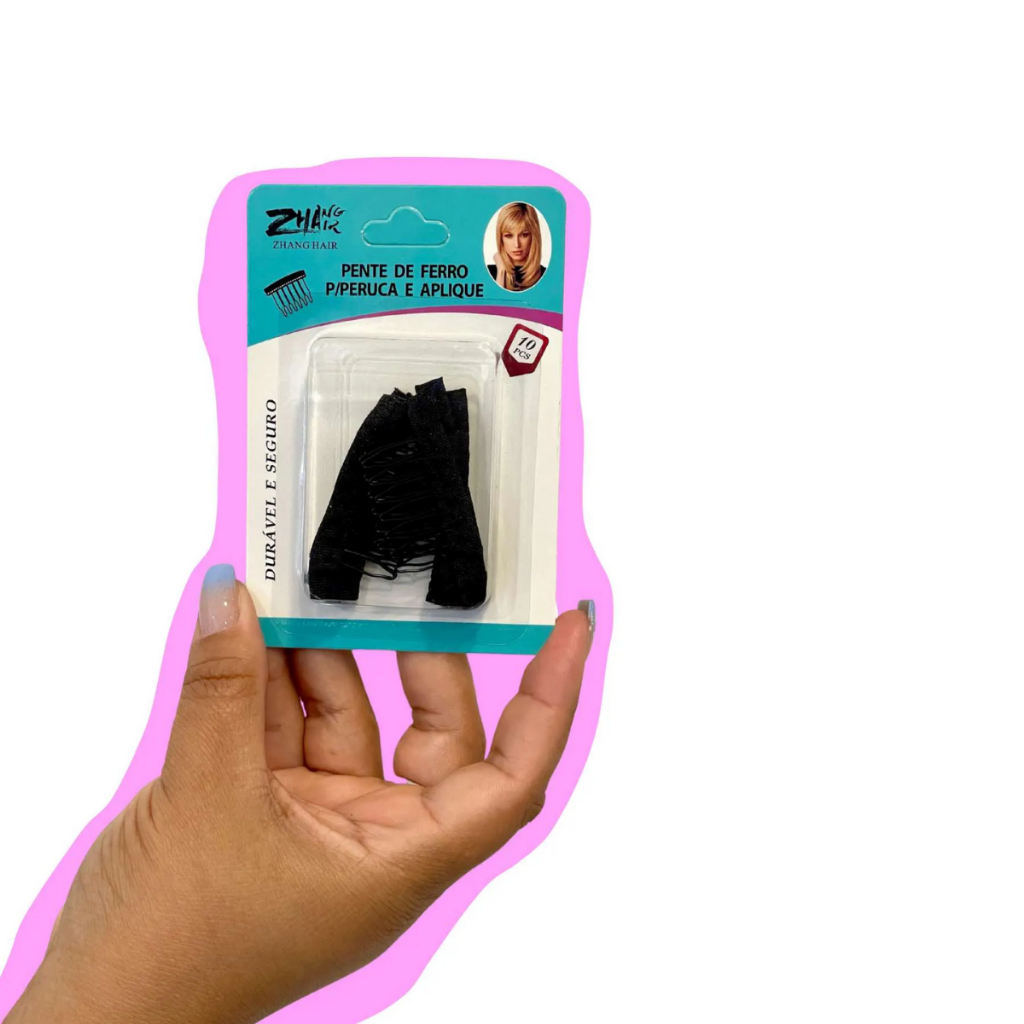 PRESILHA TIC TAC DE FERRO COM 10PÇS