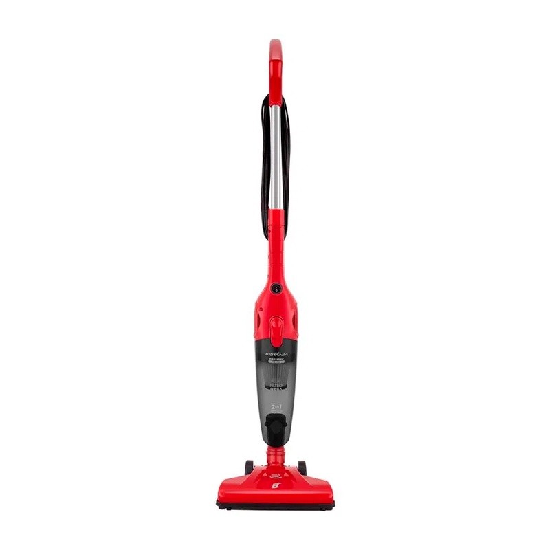 Aspirador Pó Britânia BAS1290V Dust Off Portátil 2x1 Vermelho 1250W Filtro HEPA