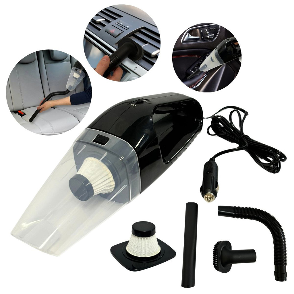 Aspirador de Carro Automotivo Portátil Mão de Pó 12V 100W Mini Filtro Hepa Importway Iwapaf12v