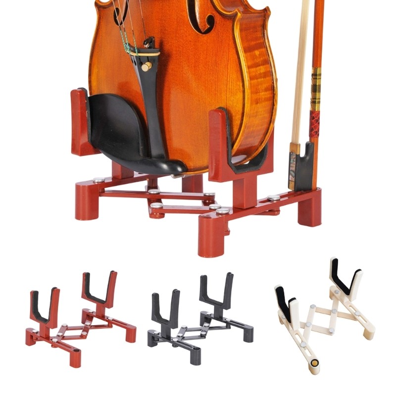 Estone Leve Dobrável Violino Suporte Instrumento Display Titular Peças ​ Para Fácil Transporte E Economia De Espaço S