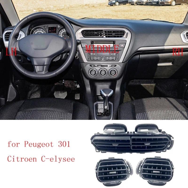 Acessórios Do Carro Saída De Ar Condicionado Painel Ventilação Para Peugeot 301 Citroen C-elysee 2013-2020 Peças De Auto