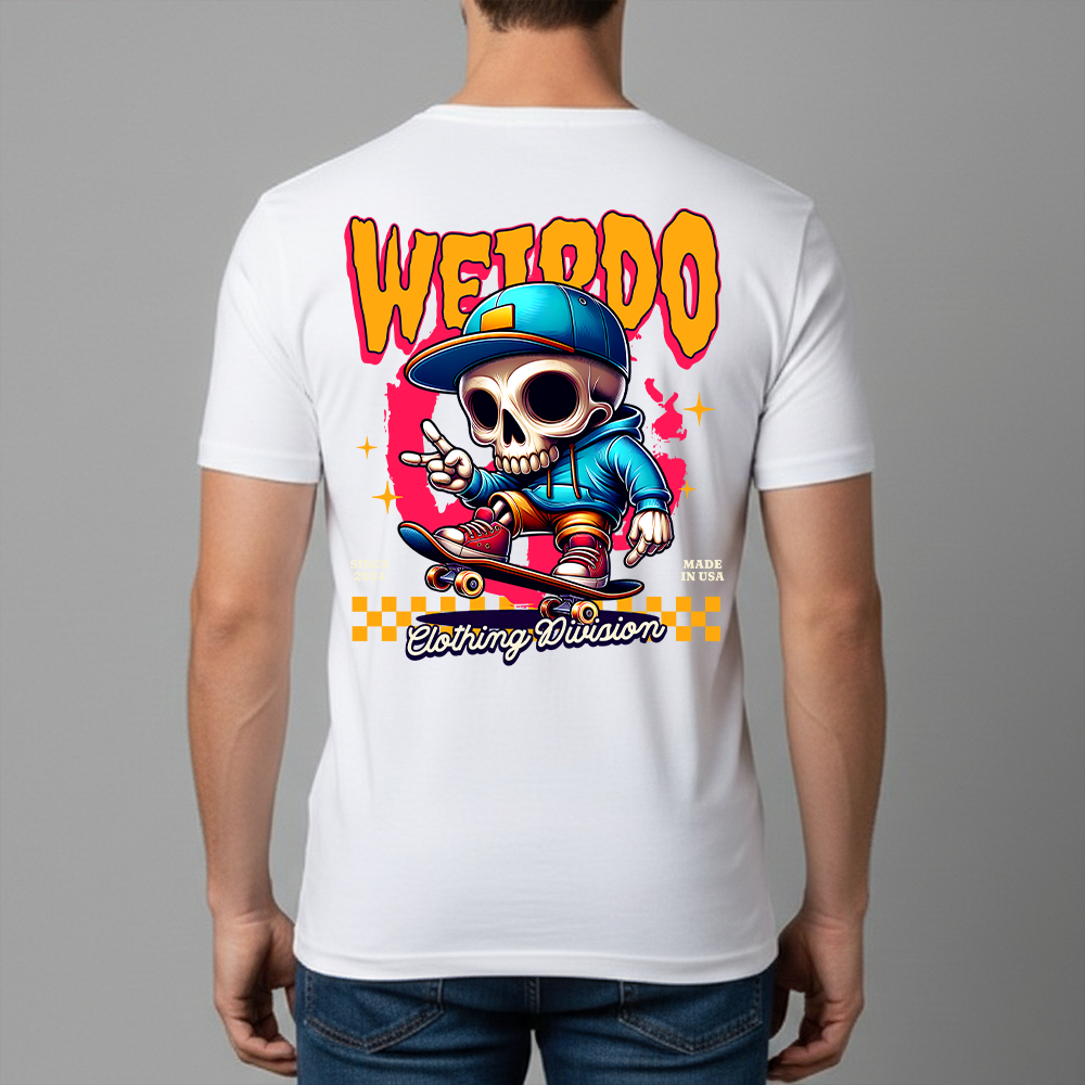 Camiseta Masculina Estampa Esqueleto de Skate Dry Fit Conforto Blusa T-Shirt Academia Tamanho P GG